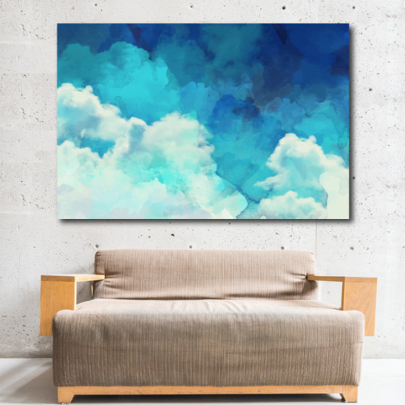 Πίνακας σε καμβά με Ζωγραφική με Σύννεφα